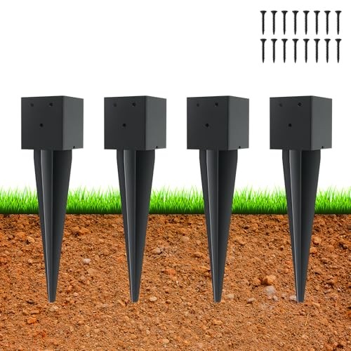 Fence post anchor - 16", 4"x4"