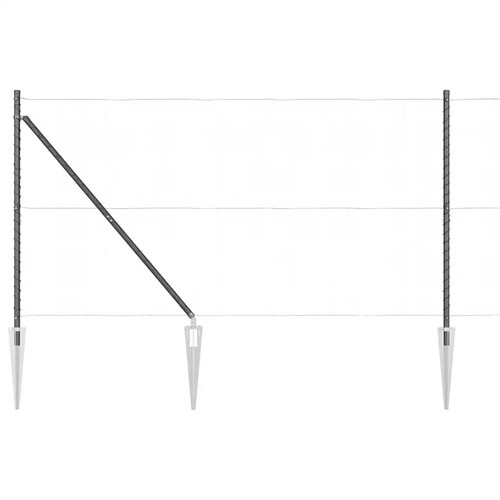 Ground spike fence - ground,