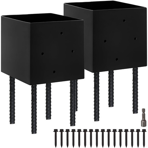 6x6 fence post holder ground - holder,