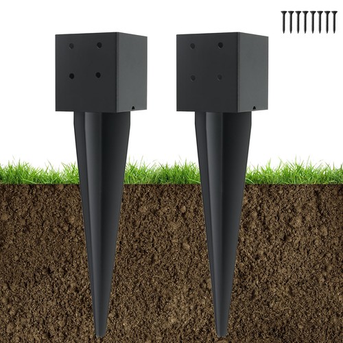 Ground spike 4x4 metal fence - ground,