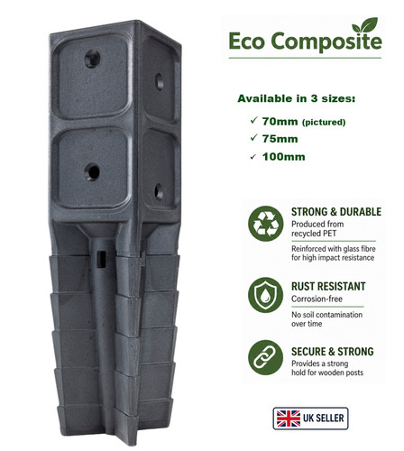 Eco composite concrete shoe - eco, in