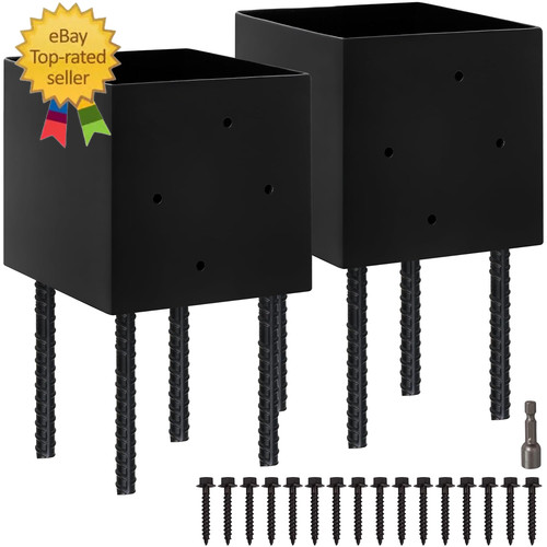 6x6 fence post holder ground - fence,