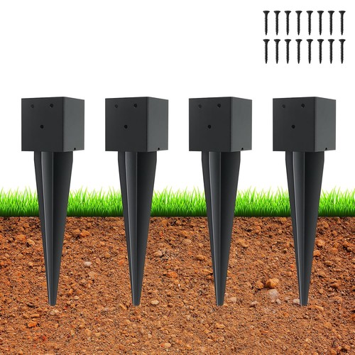 Fence post anchor ground - fence,
