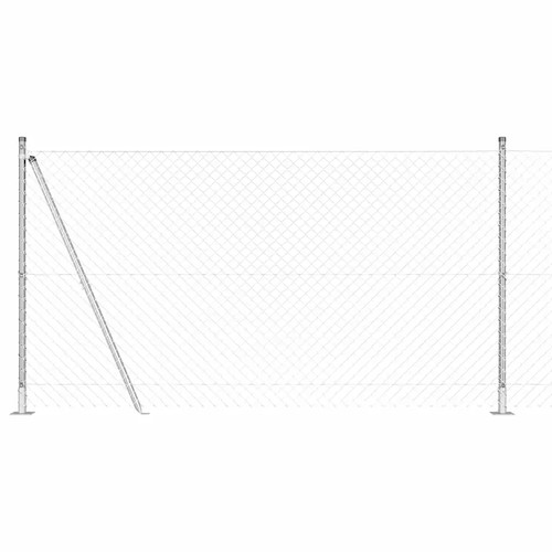 Chainlink fence with - chainlink, spikes