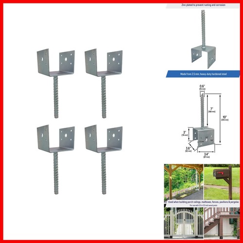 4x4 deck post concrete anchor - concrete,