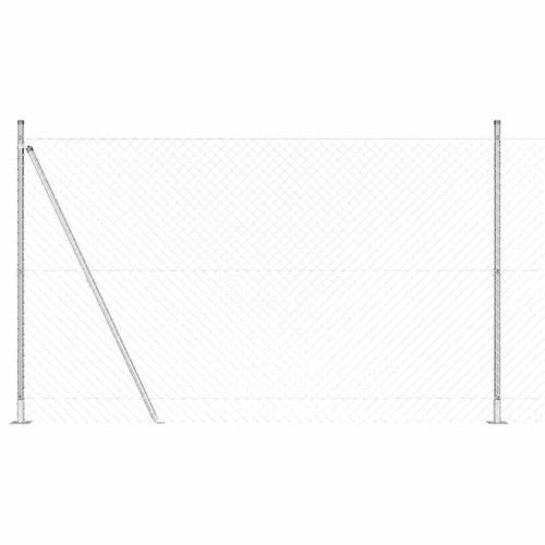 Chainlink fence with - fence, spikes