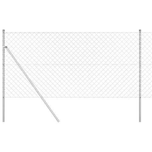Chainlink fence with - fence, spikes