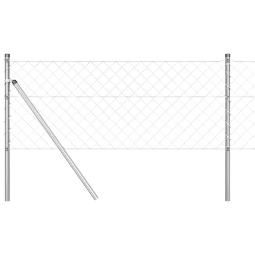 Chainlink fence with - fence, spikes